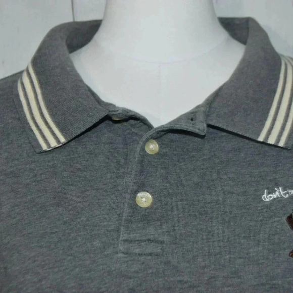 Warner Bros Studio Store Polo Taz Gray Large Taz - Picture 3 of 10